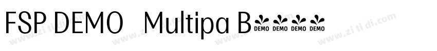 FSP DEMO   Multipa B字体转换